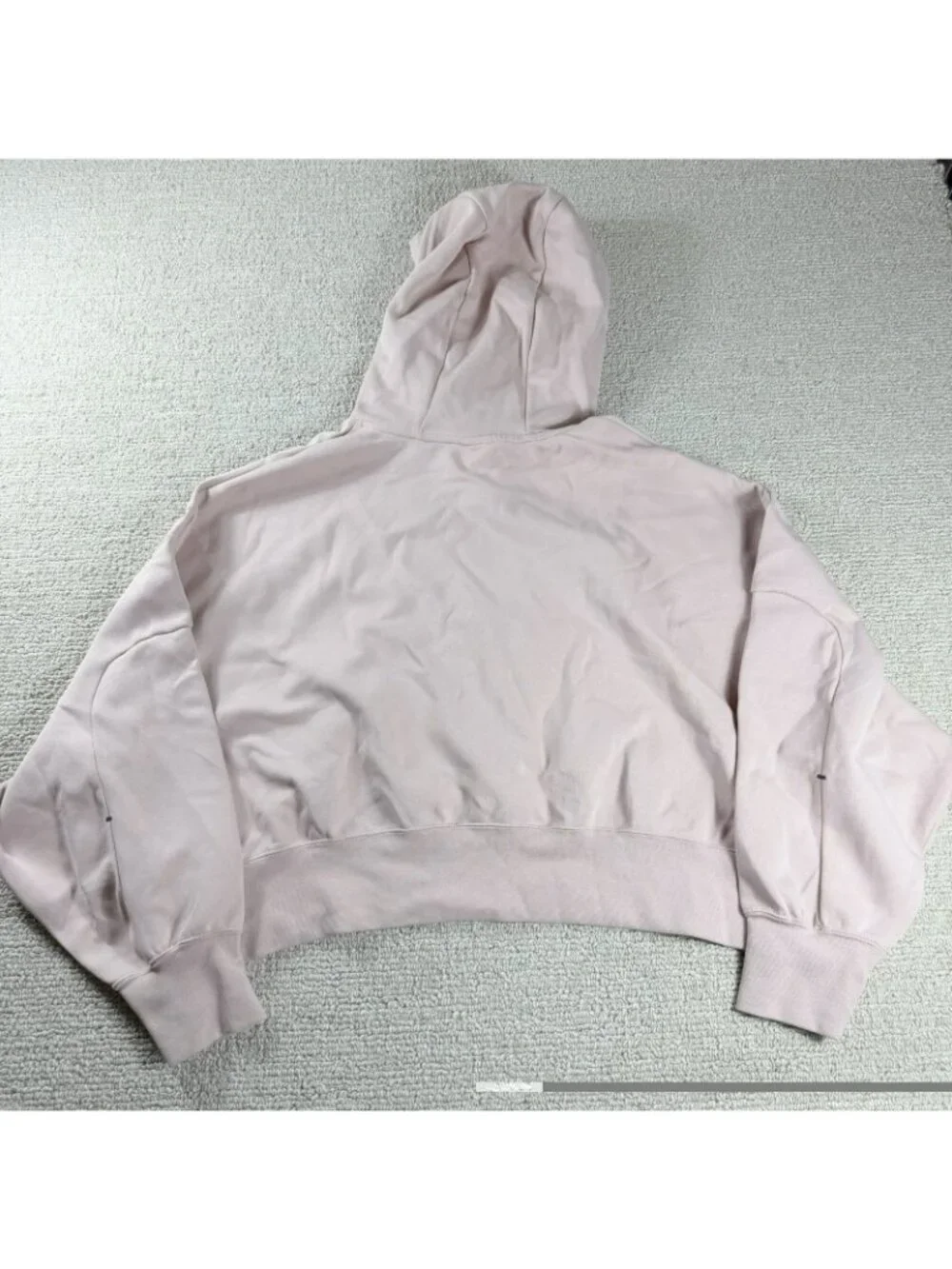 Nike Sportswear Tech Fleece Oversized Cropped Hoodie Pink Women's Size Large